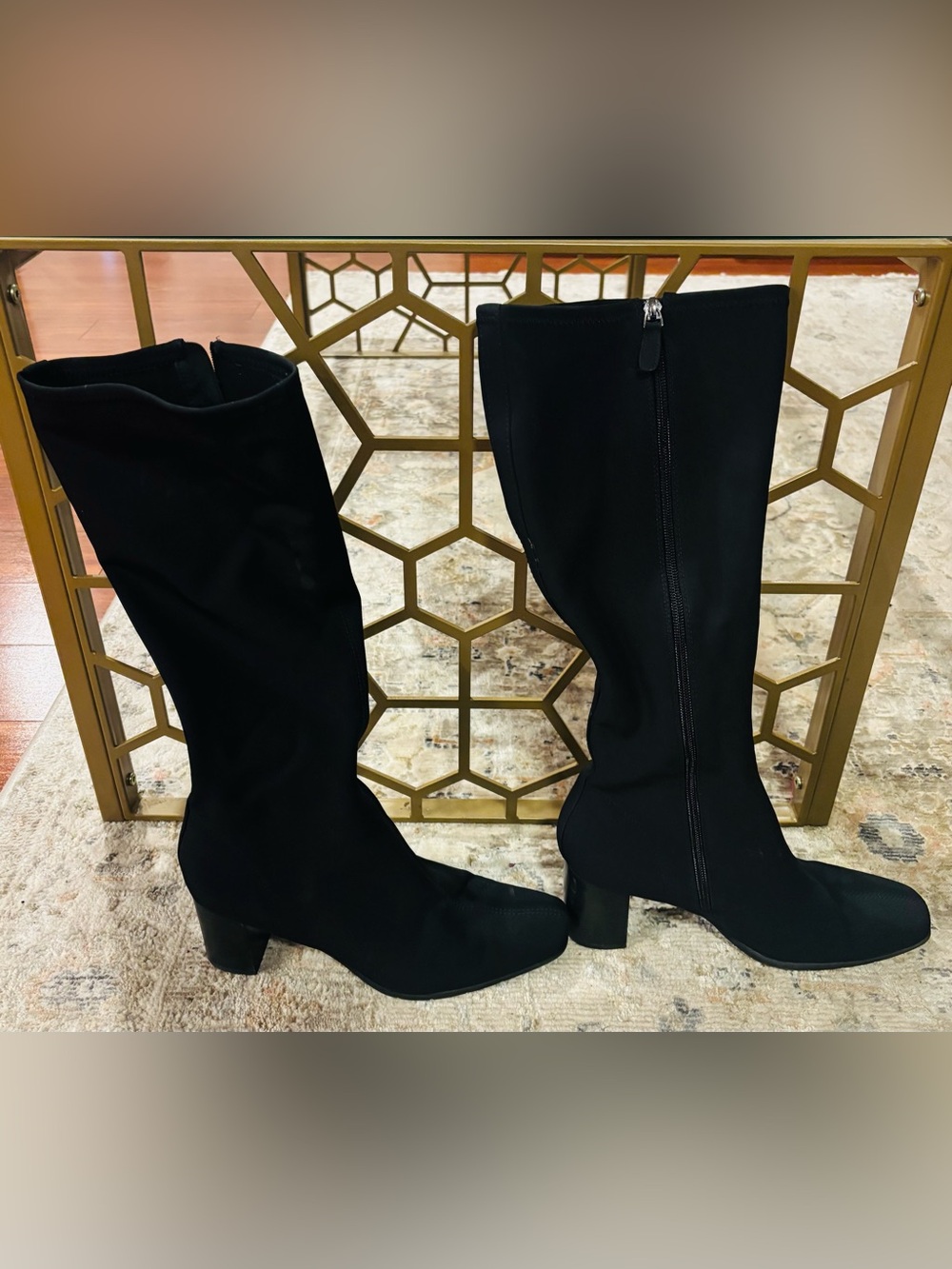 Aerosoles Black Knee-High Stretch Boots - Classic Women's Boots